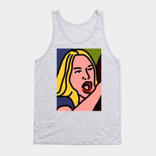 Woman Yelling Memes Detail Tank Top